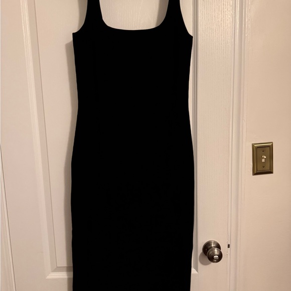 Club Monaco Sleeveless Black Midi Dress *Size XL - Picture 7 of 14